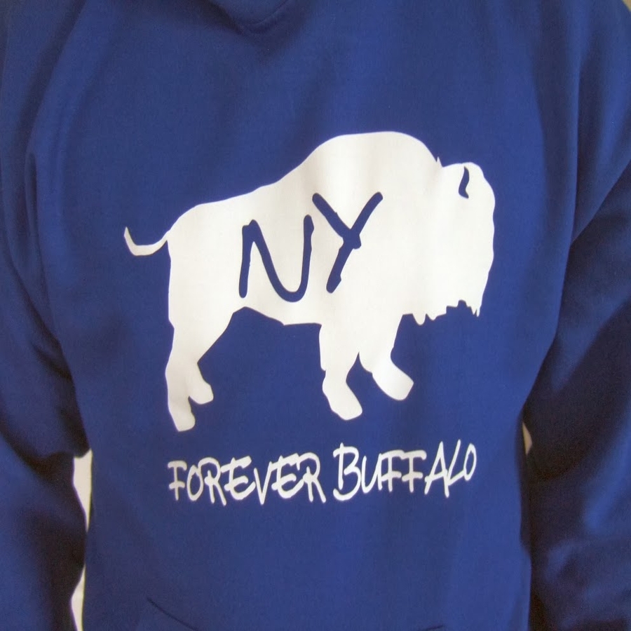 Forever Buffalo NY Hoodie Color Blue